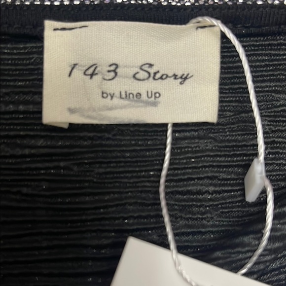 NWT, 143 Story Metallic Blouse - Picture 5 of 7